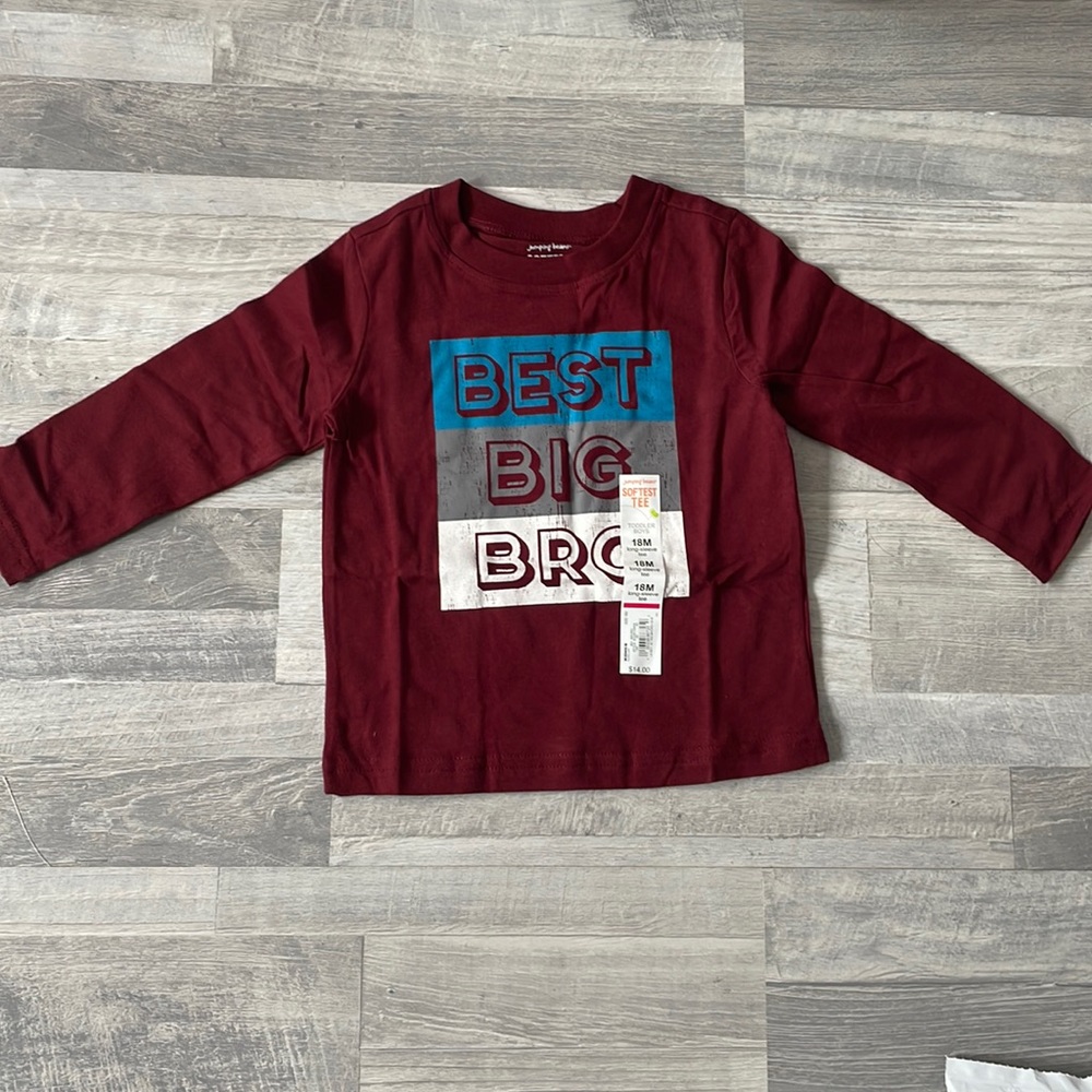 ⭐️3/$15- Jumping Beans big brother long-sleeve